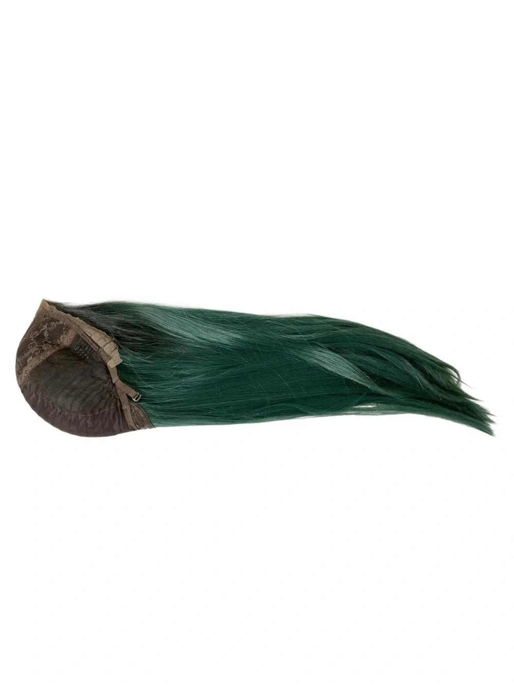 Green Ombre Straight Lace Front Wig - Women Hair